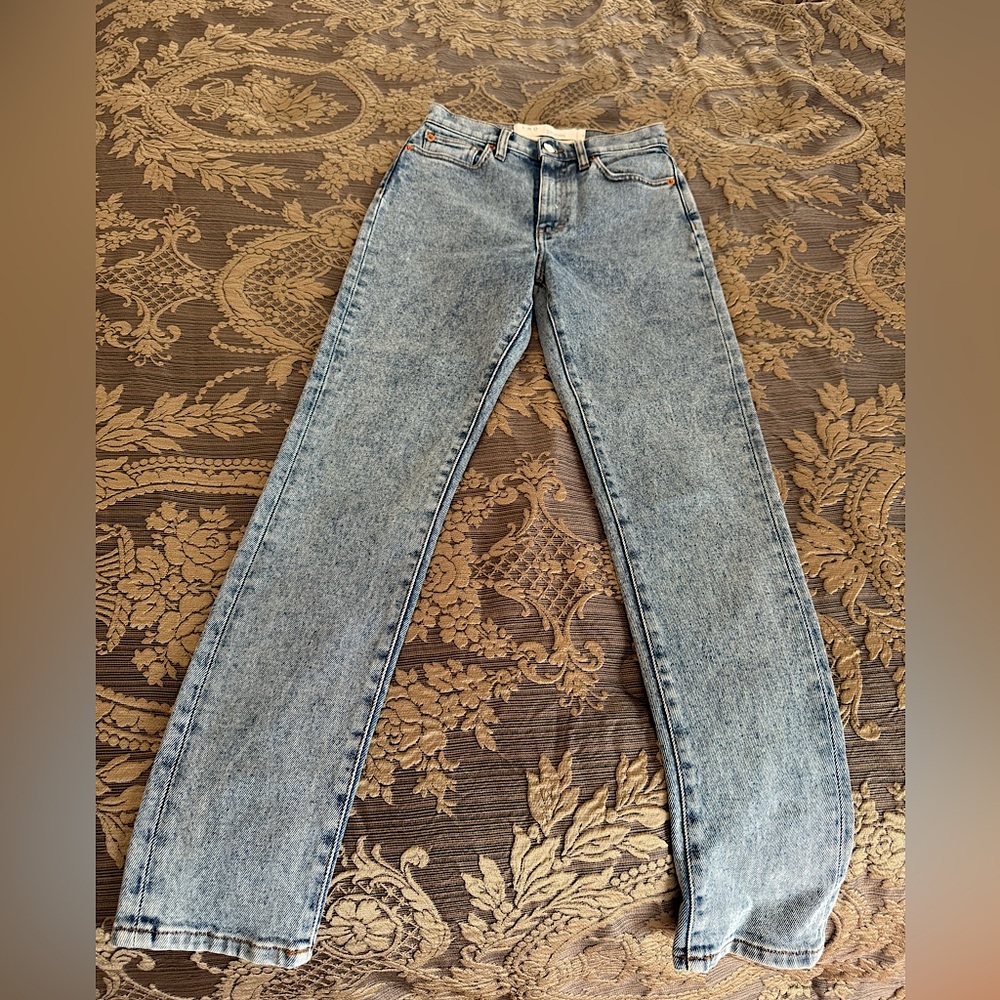 IRO high-waisted faded jeans